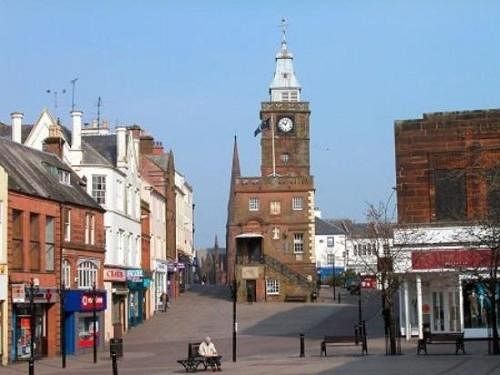White Hart Hotel Dumfries Dış mekan fotoğraf
